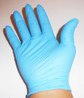चिकित्सा के लिए ब्लू डिस्पोजेबल परीक्षा नाइट्राइल दस्ताने पाउडर नि: शुल्क 12 इंच